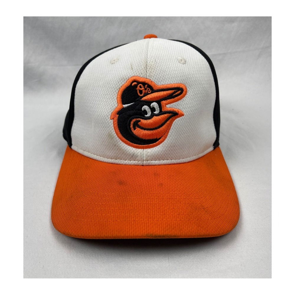 OC Sports Baltimore Orioles MLB Hat OSFM Orange White Black Mesh Adjustable Cap